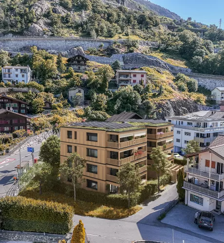 GESUND WOHNEN. AUS ÜBERZEUGUNG. Wir schaffen ein Zuhause für ein qualitatives und gesundes Wohngefühl.  Es werden neun aussergewöhnliche Eigentumswohnungen mit höchstem Standard gebaut. Nachhaltig, gemütlich und mit viel Komfort.