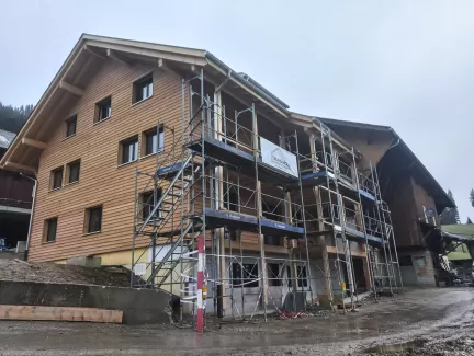 Neubau Wohnhaus Bauernhaus aus Truberholz