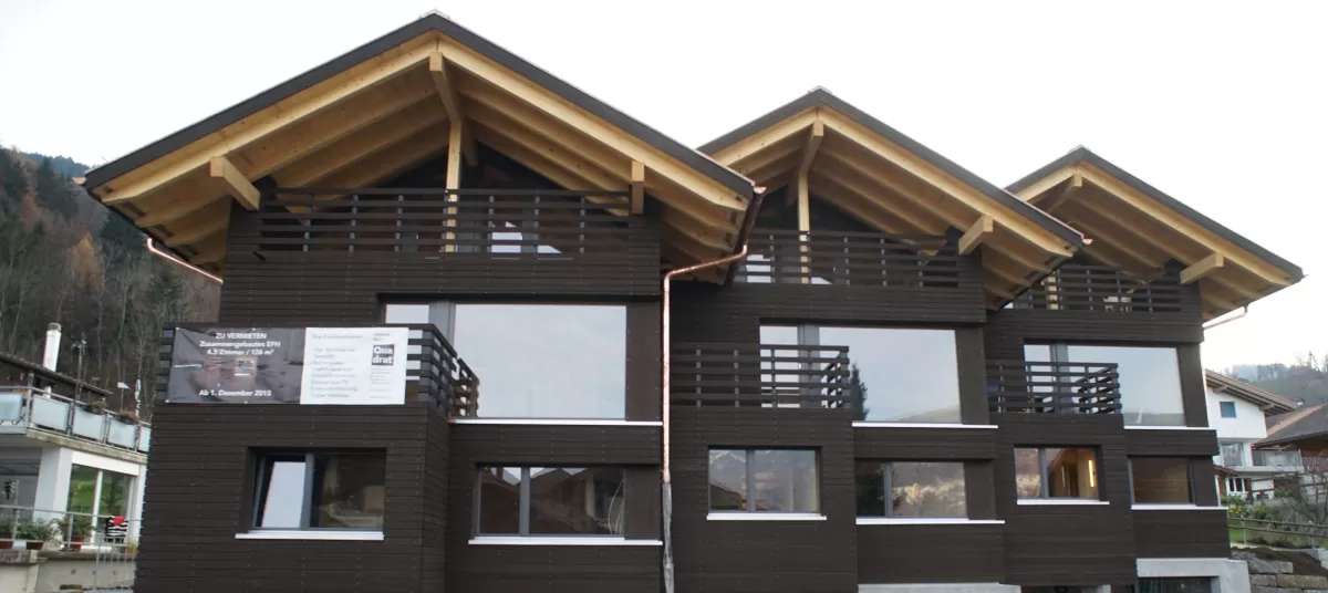 Reiheneinfamilienhaus konsequent in Holz, gesundes Innenraumklima durch Abschirmung von Elektrosmog. Materialien wie z.B. Radiatoren aus Gebrauchtwarenhandel.