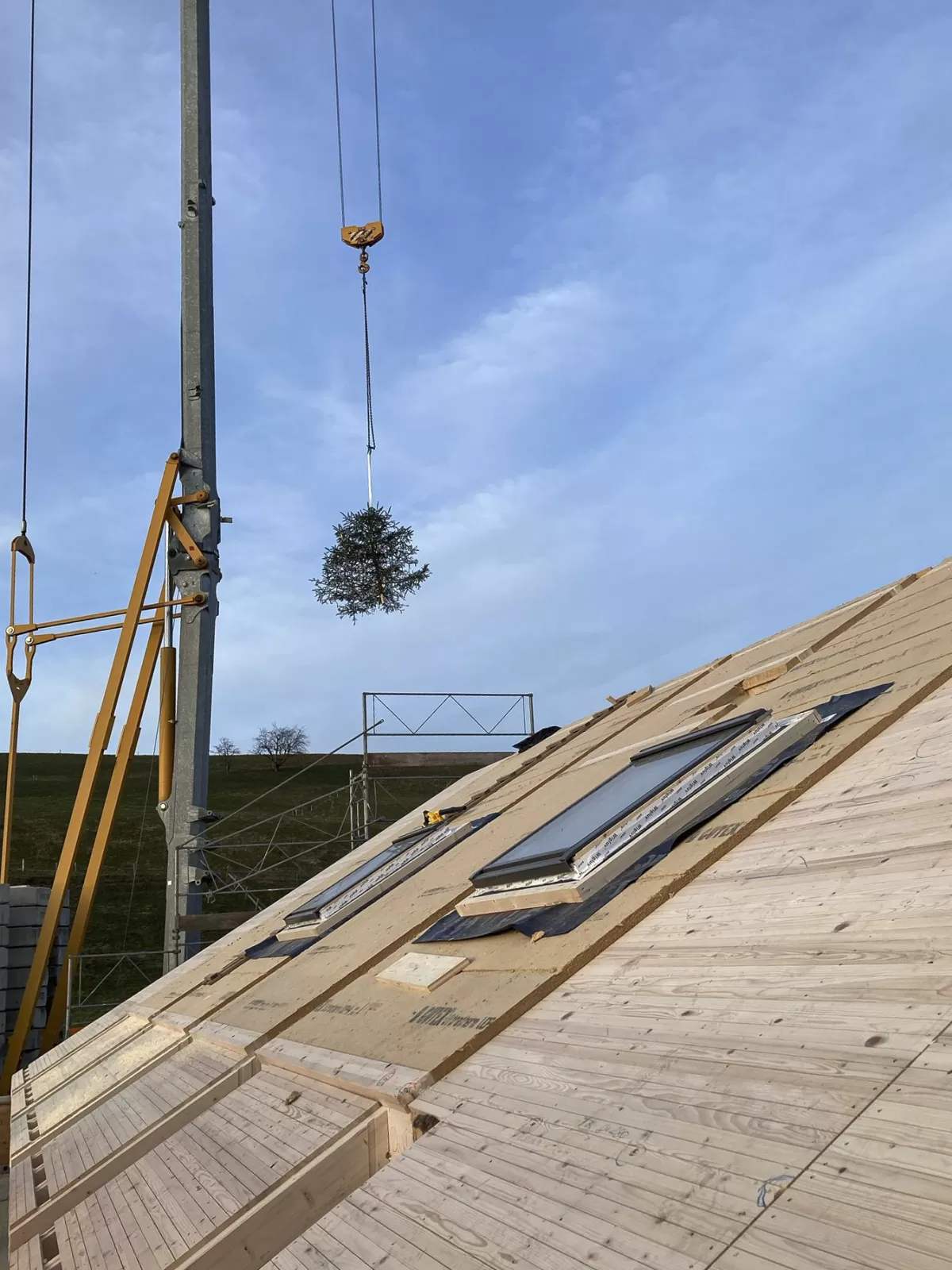 Neues Wohnhaus aus Truberholz in Fahrni bei Thun  Wir freuen uns, ein weiteres Wohnhaus aus Truberholz aufzustellen! 🌲🏡 Dieses nachhaltige Bauprojekt vereint natürliche Ästhetik mit höchster Qualität und Regionalität.  Truberholz stammt direkt aus dem Emmental und steht für langlebige, umweltfreundliche Holzbauten – perfekt für ein gesundes Wohnklima und modernes Design.  📸 Schauen Sie sich hier einige Eindrücke aus der Bauphase an!