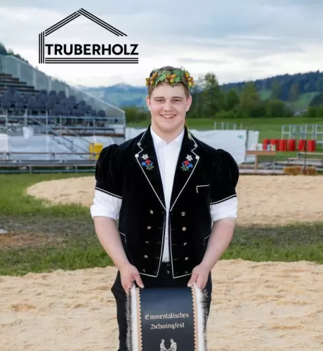 Truberholz Gratuliert herzlich Thomas Wüthrich zu seinem ersten Kranz am Emmentalischen Schwingfest