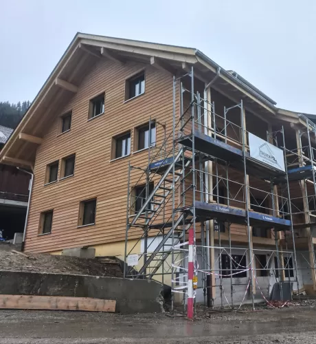 Neubau Wohnhaus Bauernhaus aus Truberholz