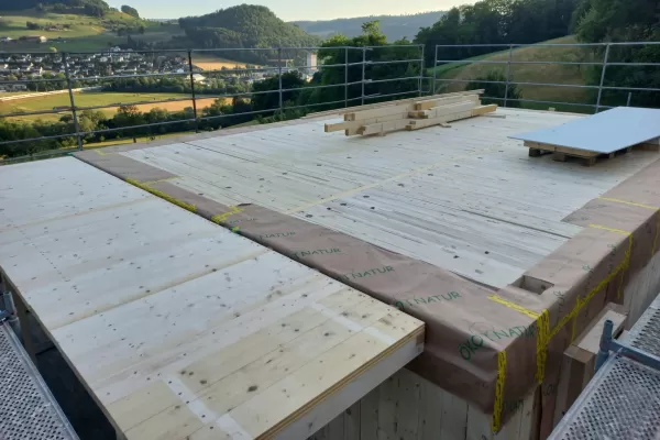 Entstehung Wohnhaus in Böckten aus Truberholz, Einfamilienhaus, Wohnhaus, Small House, Von unserem Team wird Ihr Bauvorhaben aus einer Hand projektiert und zur Umsetzung vorbereitet.  Wir bieten Ihnen Gesamtlösungen für Ihr Traumobjekt